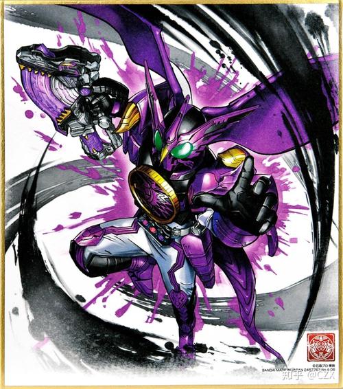 食玩假面骑士色纸art4