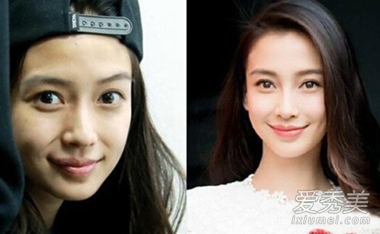 baby素颜撞脸王祖蓝 女神漂亮脸蛋全"妆"