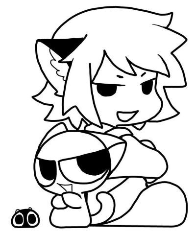 ( ˙˙ ) 罗小黑橡皮章素材