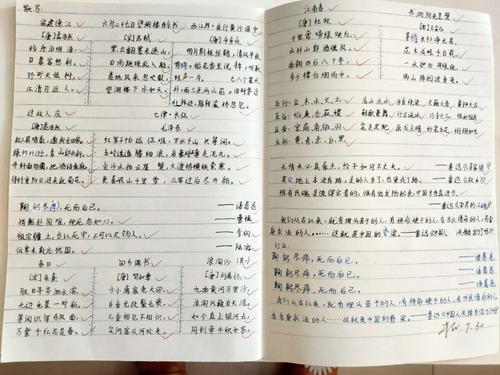 默写8个单元的日积月累,古诗,已批改!