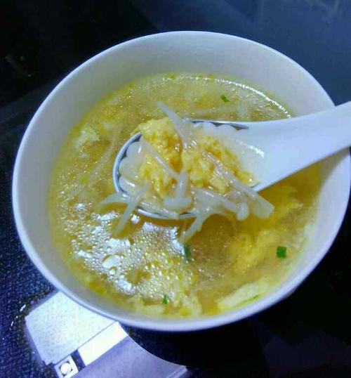 金针菇蛋花汤的做法