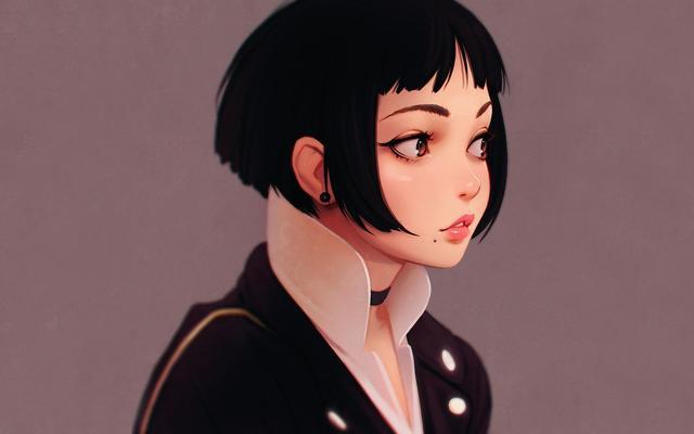 图集:分享一组个性短发动漫美女壁纸,赶紧收藏吧!