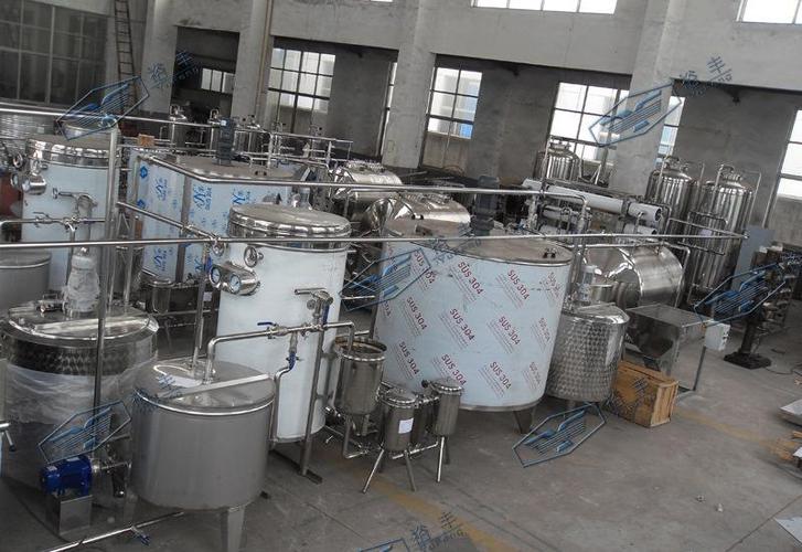 厂家供应果汁调配线,果汁生产线,饮料前处理设备(2吨