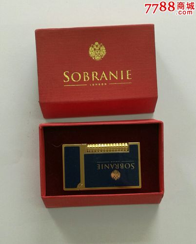 早期稀少的全新带原盒的寿百年sobranie燃气打火机