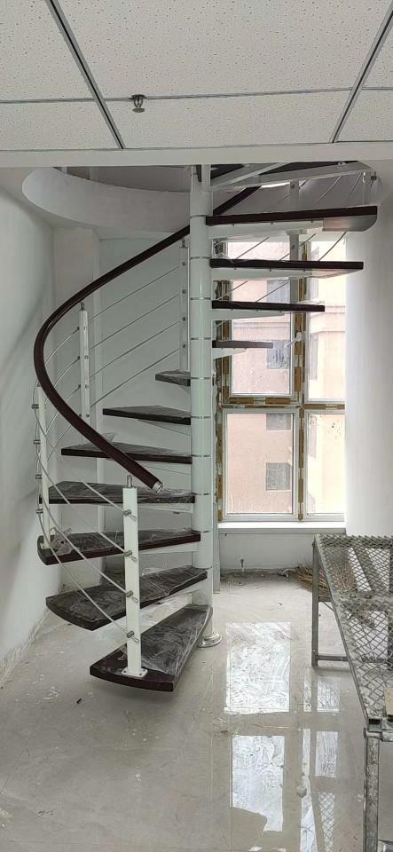 旋转楼梯批发 阁楼复式室内楼梯 中柱旋转楼梯 跃层简约中柱楼梯