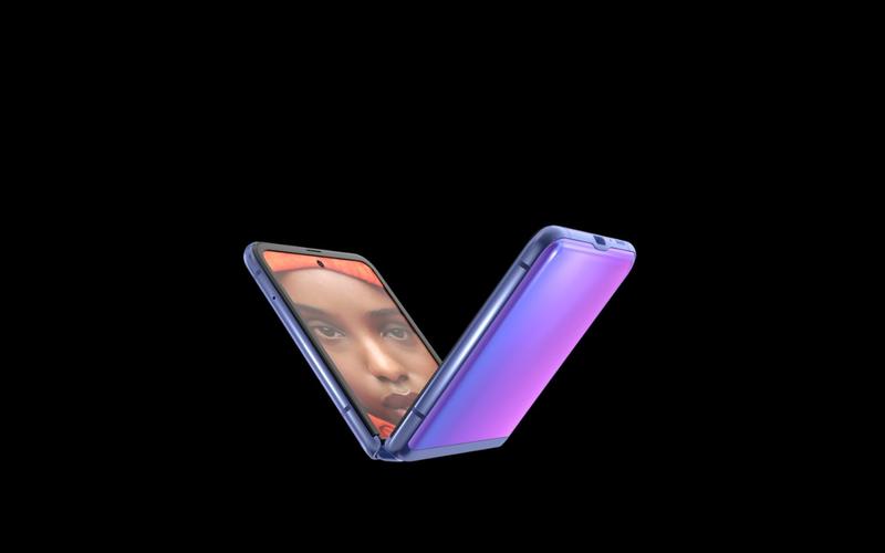 三星第二款全新形态折叠屏手机galaxyzflip官方图赏