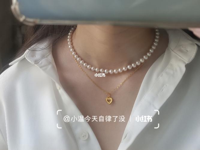珍珠项链叠戴_珍珠项链_配饰_直播_配饰分享_时尚_配饰