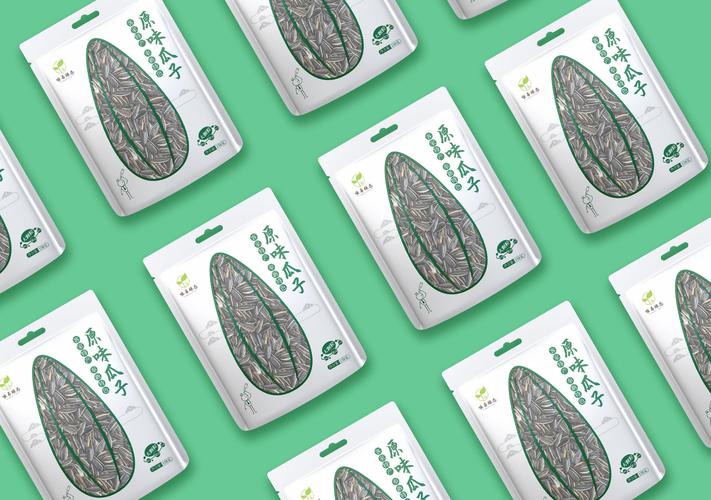 唯易绿态瓜子包装设计