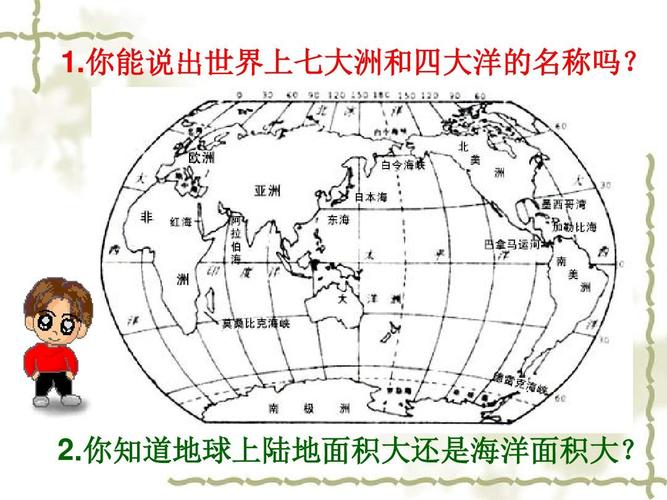 1《海陆分布》课件2(中图版八年级上)(1)