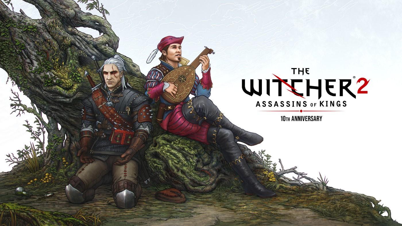 庆祝巫师2十周年官方公开标志角色艺术绘图