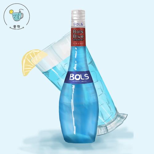 波士蓝橙力娇酒基酒正品 bols 荷兰原瓶进口 精选鸡尾酒 店 一杯