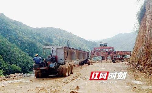 江华s355二级公路建设加速推进