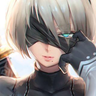 尼尔2b小姐姐同人原画