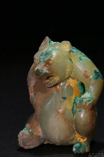 【汉代**高古玉熊】