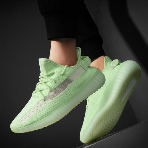 un椰子鞋350v2侃爷满天星天使鞋带3m反光透气跑步鞋运动休闲鞋男女