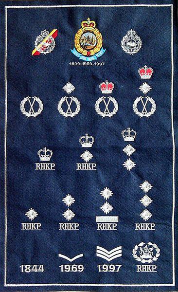 香港皇家警察肩章级别