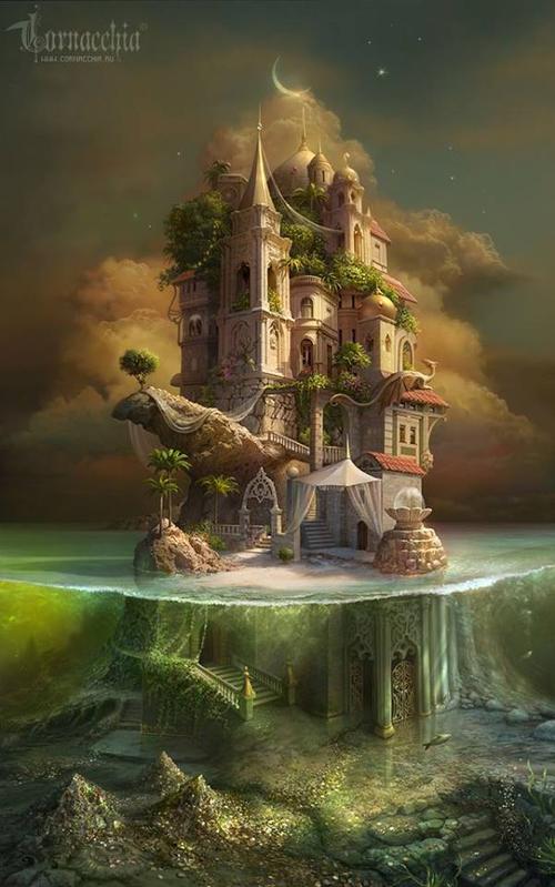 建筑设计 场景-奇幻风  狸子绘采集到场景-奇幻风 11800252