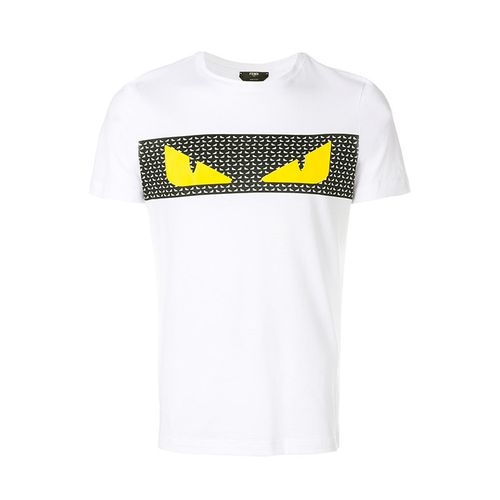 fendi/芬迪 2018秋冬新品男士棉质小恶魔短袖眼睛t恤小怪兽 男士短袖