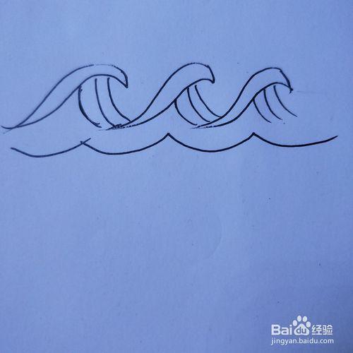 怎么画波浪的简笔画?