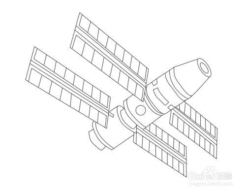 空间站怎么画