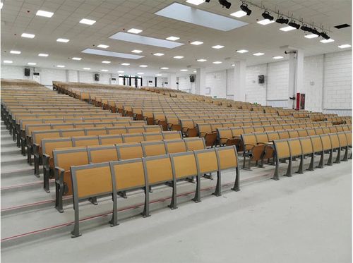 阶梯教室排椅学校课桌椅多媒体礼堂可折叠椅报告厅会议室连排座椅