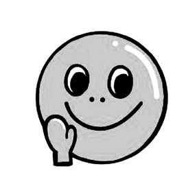 依依不舍的表情简笔画