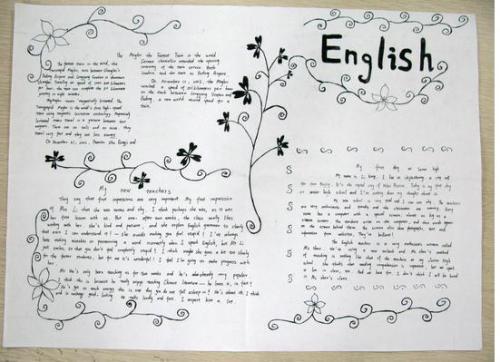 关于如何学好英语手抄报英文版