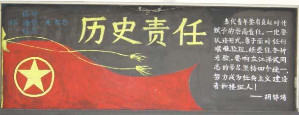 共青团主题团日宣传黑板报图片_增强团员意识