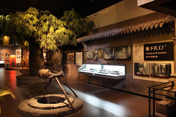冀中冉庄地道战展厅于1991年建成,1997年重新布展,杨成武将军