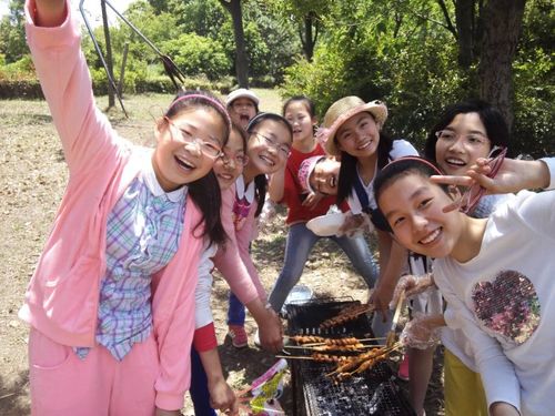 带着孩子去春游