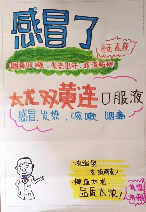 优秀作品展(十)|太龙杯全国连锁药店"创意太浓"2017手绘pop大赛
