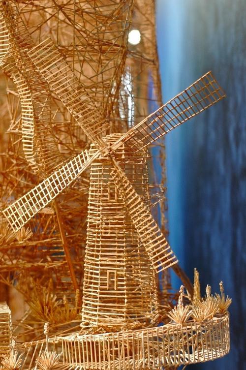 【艺术】35年的牙签艺术作品