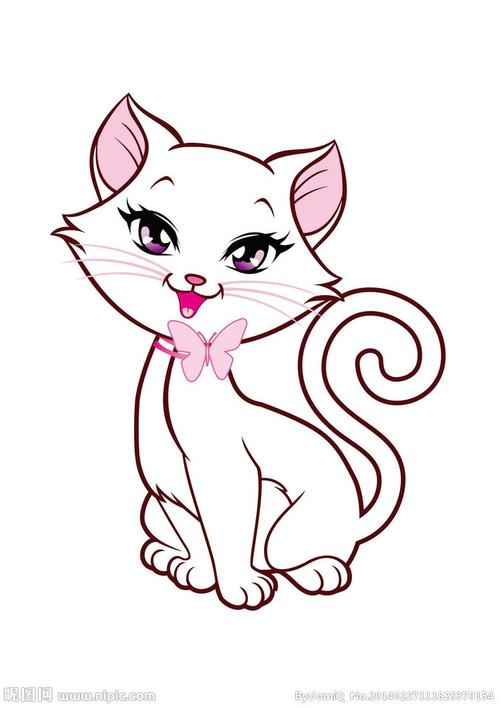 [萌翻]卡通背景图片之卡通猫矢量图|日常生活|矢量人物|矢量图库图片