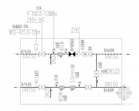 [山东]重点大学校区采暖空调及通风排烟系统设计施工图(含节能设计)