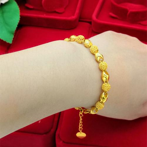 情侣手链纯金正品图片