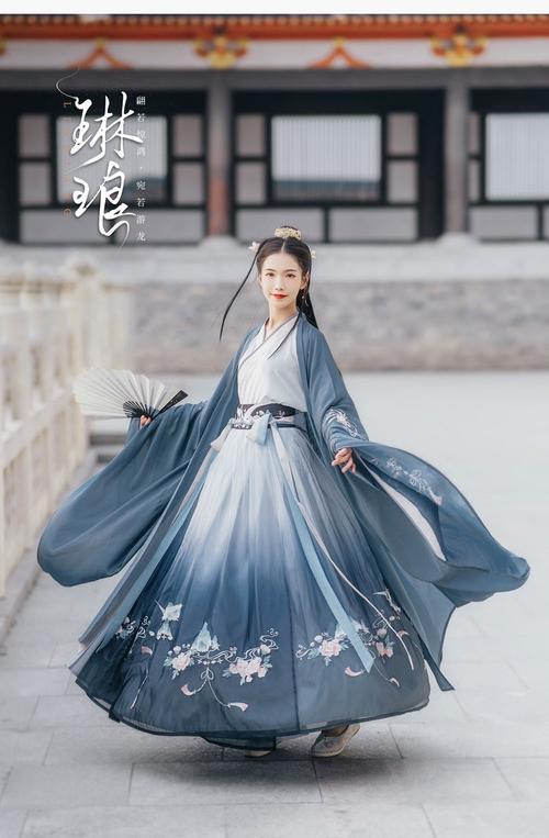 精选女装汉服女新款改良汉服锦宫齐胸重工刺绣襦裙传统飘逸仙女裙日常