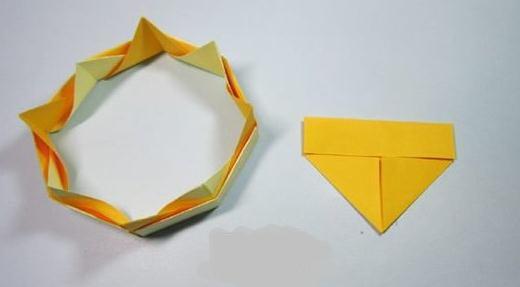 简单皇冠折纸画