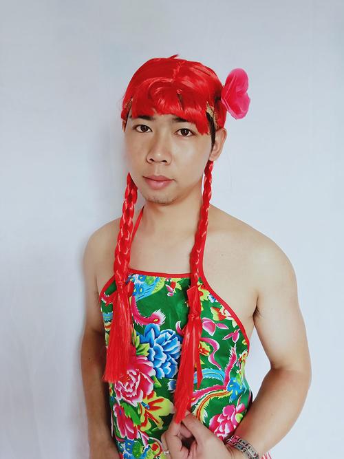 搞笑搞怪假发麻花辫子假发村姑假发年会小品表演男生反串辫子假发