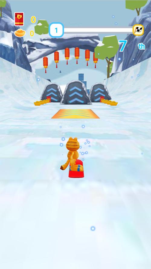 加菲猫滑雪游戏安卓最新版图片1