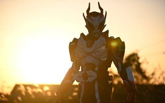 假面骑士:大神自制亚克1号完全形态,夕阳下锁喉亚克灭,超霸气