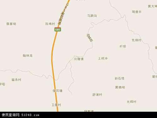 兴隆镇地图 - 兴隆镇电子地图 - 兴隆镇高清地图 - 2021年兴隆镇地图