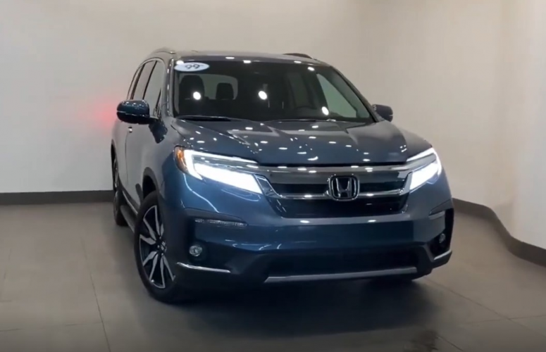 本田飞行员pilot七座版实拍展示223布局还想汉兰达吗