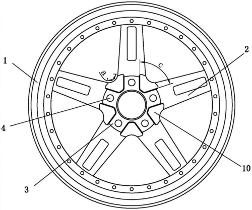 一种深槽内空铝合金轮毂的制造方法与工艺