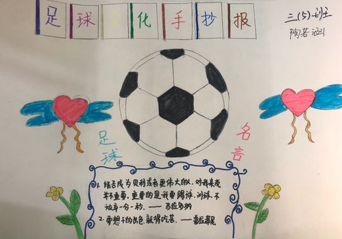 足球主题手抄报