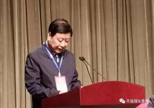 平遥煤化集团董事长郭兴银在山西工美产业联盟成立大会上发言