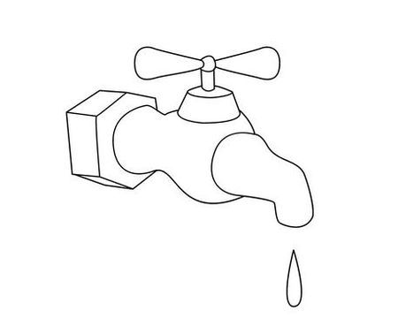 水龙头怎么画