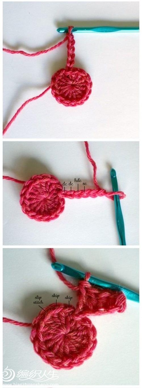 趣味编织小花样之钩针五角星-编织教程-编织人生