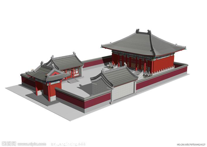 小庙设计图__建筑设计_环境设计_设计图库_昵图网.