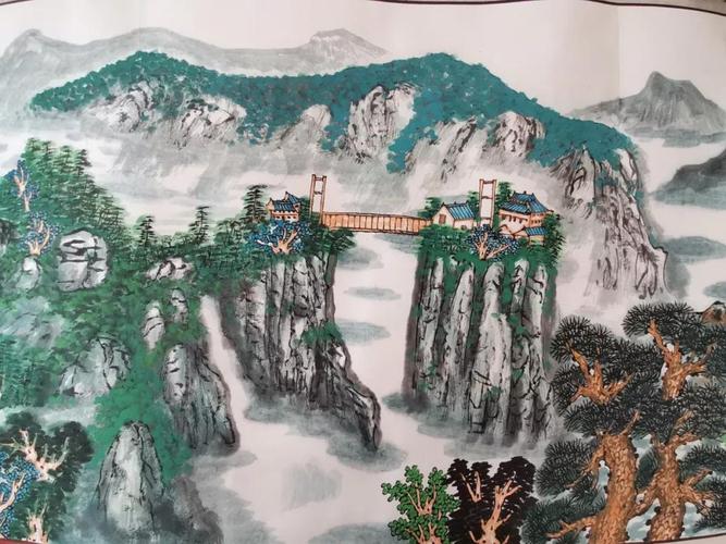 著名书画家梁海平创作《陇原十景》长卷在安宁区美协