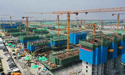 河北雄安新区容西片区建设有序推进